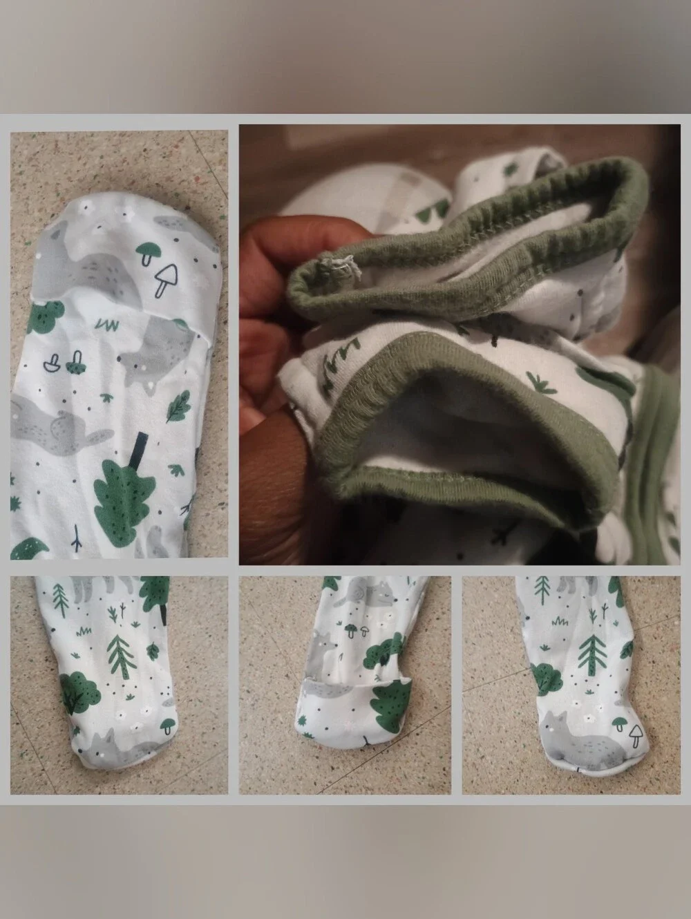 Yoofoss baby sleep sack Green Forest Animals Sleep Sack Pajamas L/ 12-18 Months
